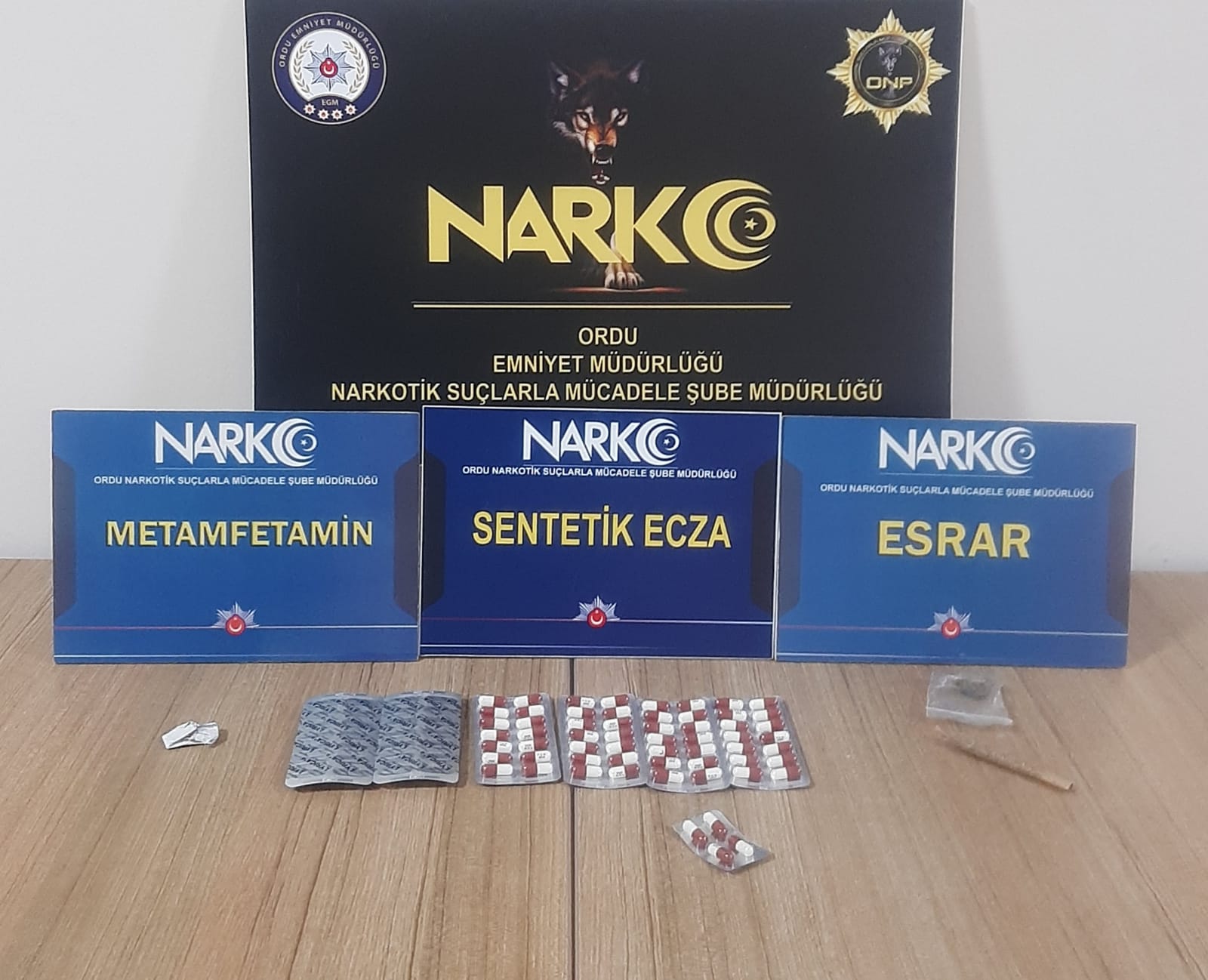 ORDU’DA EŞ ZAMANLI UYUŞTURUCU OPERASYONU