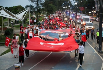 100. YILI YÜRÜYÜŞÜ YAPILDI