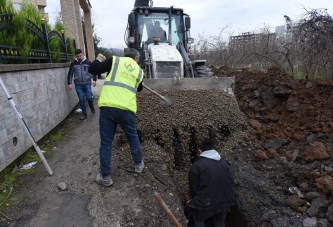 CUMHURİYET’TE YAĞMUR SUYU HATTI YENİLENİYOR