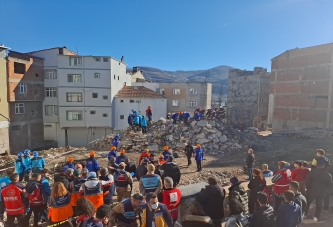 DEPREM SAHA TATBİKATI YAPILDI