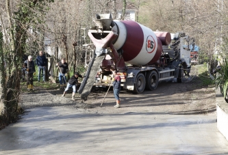 FATSA İSLAMDAĞ’DA BETON YOL SEVİNCİ