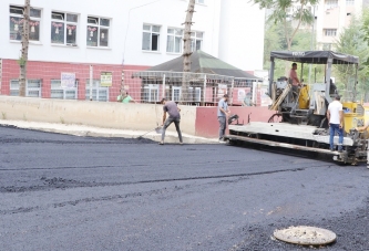 KUMRU ŞEHİR MERKEZİ ASFALTLANIYOR