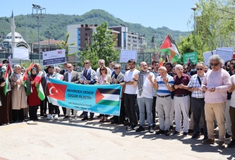 ODÜ’DE FİLİSTİN’E DESTEK YÜRÜYÜŞÜ DÜZENLENDİ