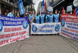 OKUMUŞ: ‘ÖĞRETMENLİK MESLEK KANUNU’, TBMM’YE GETİRİLSİN!