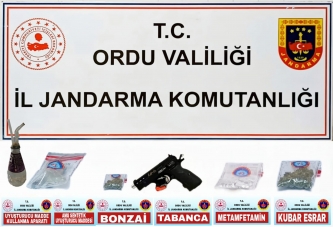 ORDU’DA EŞ ZAMANLI UYUŞTURUCU OPERASYONU