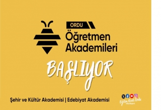 ORDU ÖĞRETMEN AKADEMİLERİ BAŞLIYOR