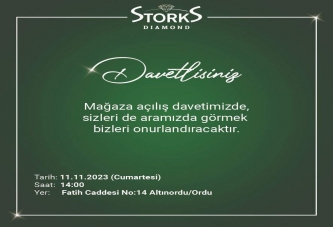 STORKS DİAMOND, ORDU AÇILIYOR