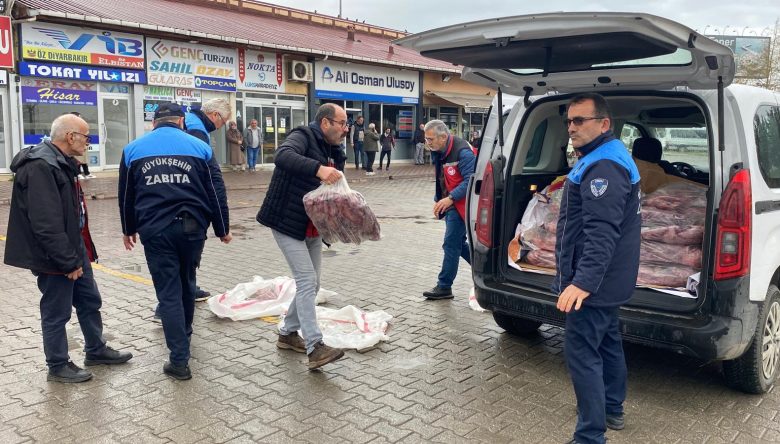 ZABITADAN KAÇAK ET OPERASYONU