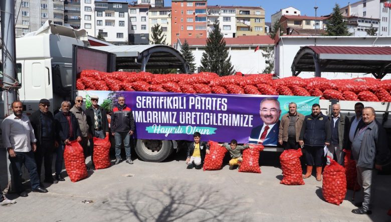 OBB, 6 İLÇEDE TOHUMLUK PATATES DAĞITTI