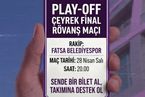 52 ORDUSPOR – FATSA MAÇI BİLETLERİ SATIŞTA