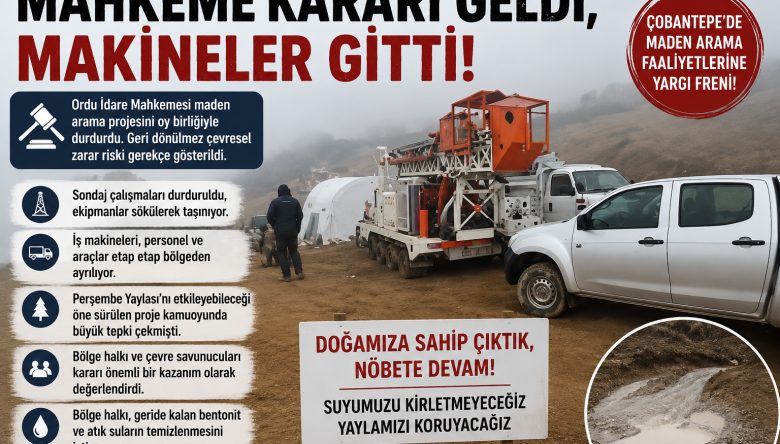 MAHKEME KARARI GELDİ, MAKİNELER GİTTİ!