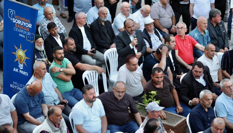KUMRU’DA VATANDAŞIN SESİ DİNLENDİ