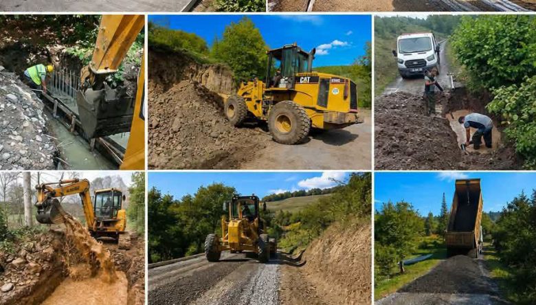 AKKUŞ'TA ÇALIŞMALAR HIZ KESMİYOR