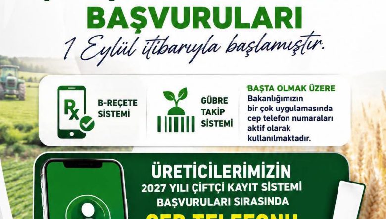 ÜRETİCİLERE ÇKS UYARISI: BAŞVURULAR BAŞLADI